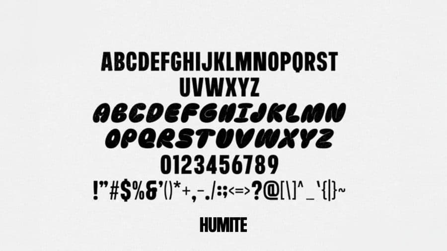 Tipografías del manual de marca de NURT