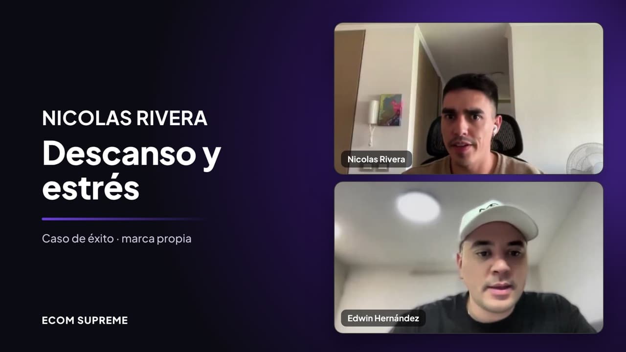 Caso de éxito: Nicolás Rivera, marca propia de descanso y estrés