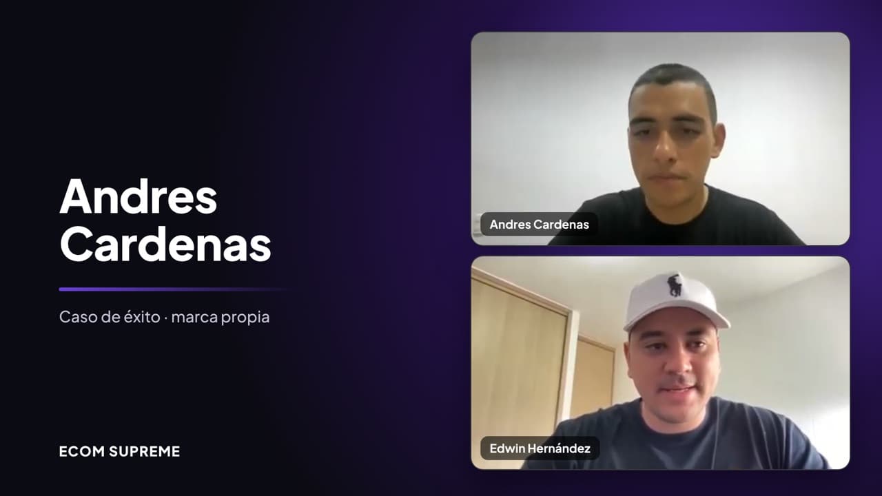 Caso de éxito: Andrés Cárdenas, marca propia