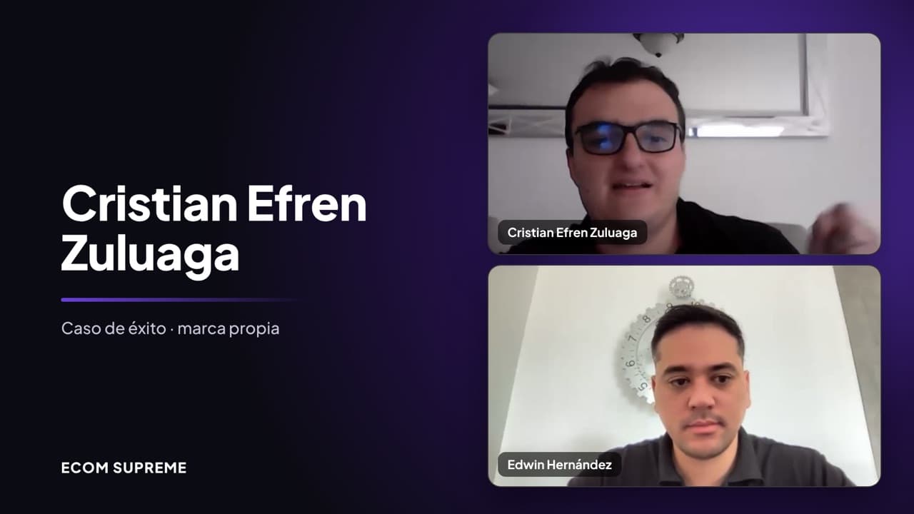 Caso de éxito: Cristian Efrén Zuluaga, marca propia