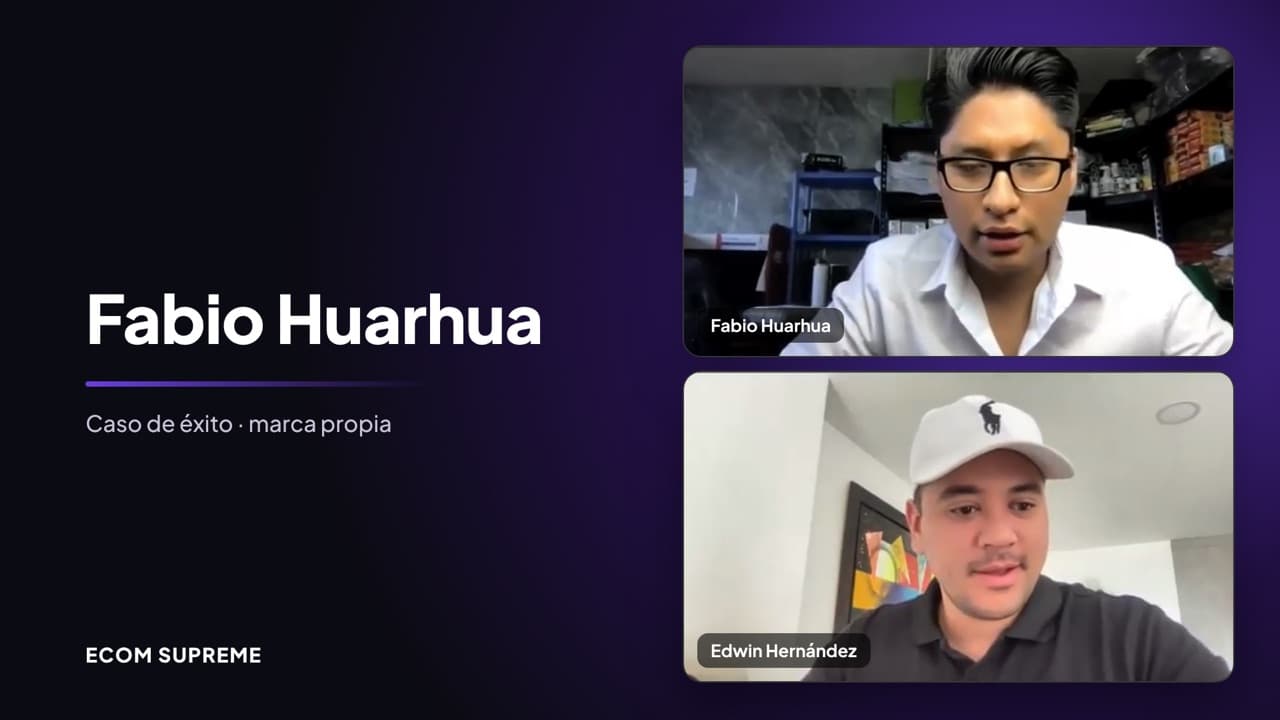 Caso de éxito: Fabio Huarhua, marca propia