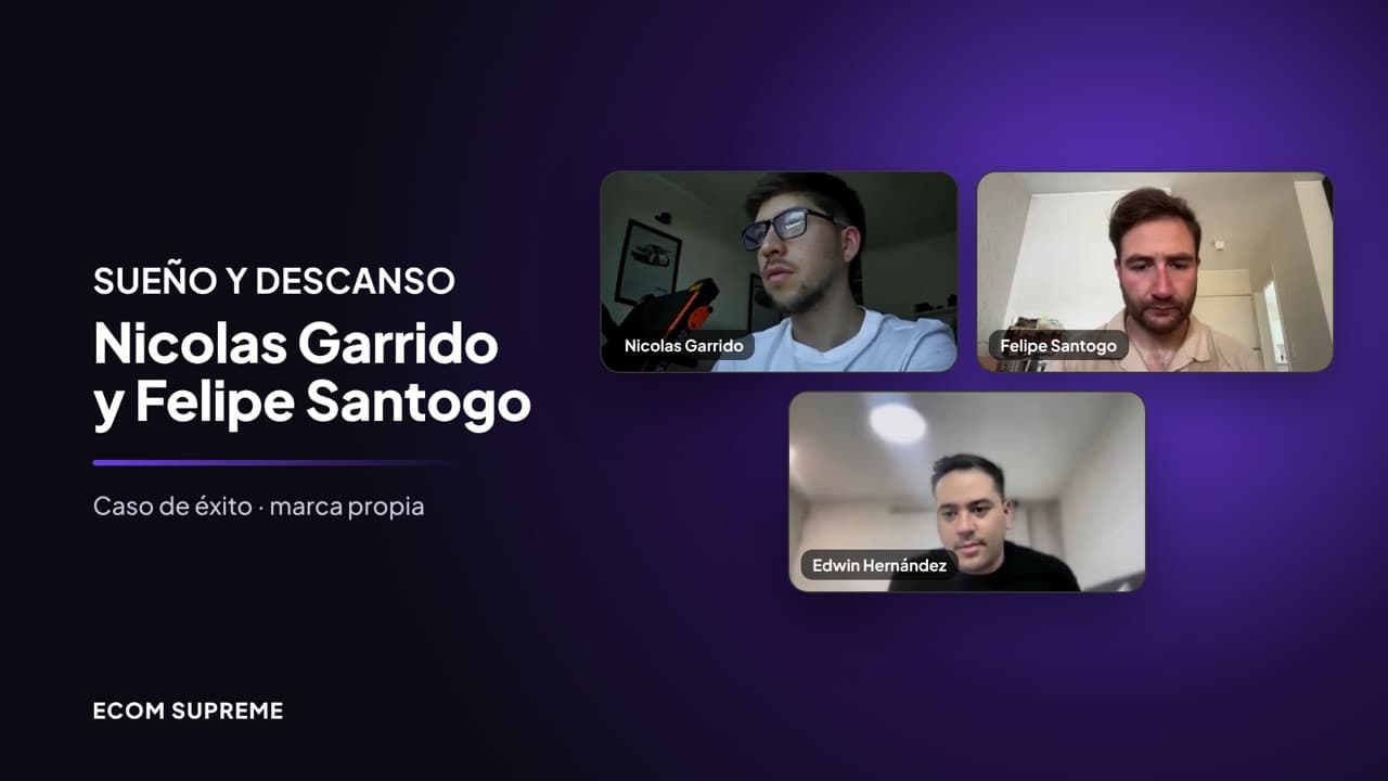 Caso de éxito: Nicolás Garrido y Felipe Santogo, marca propia de sueño y descanso