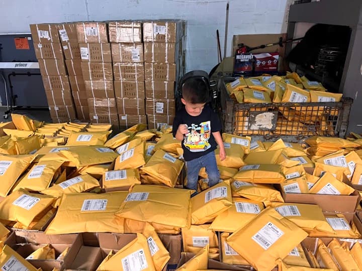 Pedidos de Tacticlight preparados para envío